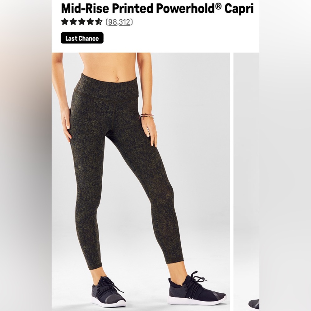 Fabletics Mid-rise Power-hold capri: Womens XL